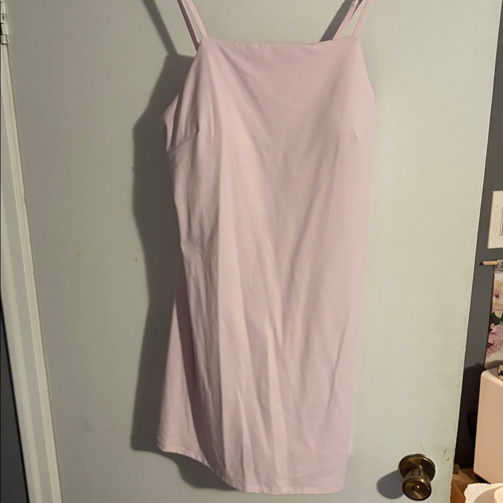 Never worn lululemon align side slit cami dress pink organza size 14 - Picture 4 of 7